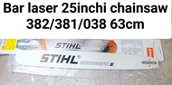Bar Chainsaw 25 Inchi Senso 381/038/382 Panjang 63cm STIHL