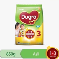 Dumex Dugro 3 Regular Formulation Asli Milk Powder For Children 1-3 Years 850g