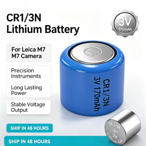 CR1/3N 3V Lithium Battery 170mAh CR11108 Primary Battery for Leica M7 Camera Mini Precision Instrume