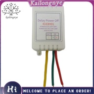 1-480Min Timer Adjustable Disconnect Delay Controller AC 110V 220V Power-on Delay OFF Relay Switch 7