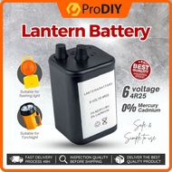6V Lantern Battery for Construction Site Lamp LED Blinking Spring Terminal 4R25 Lantern Bateri flash