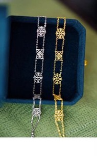 (代購)類似agete風格日系手鏈 s925金色/s925銀bracelet