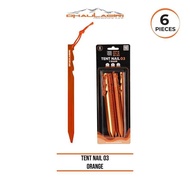 TENDA Dhaulagiri Nail Tent 03 Alloy Peg Camping 3-Teeth Tent Peg