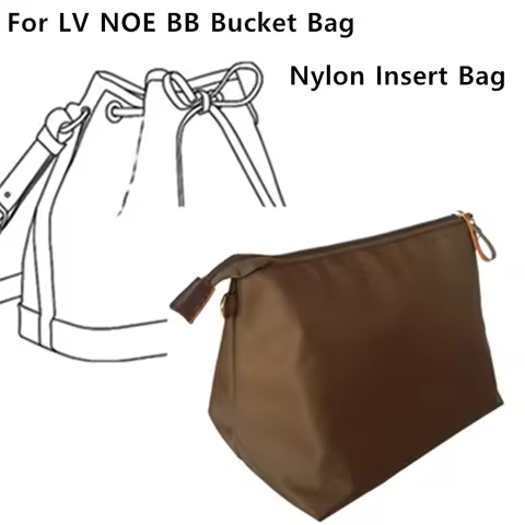 Nylon Bag Organizer Sorting Storage Inner Liner Modification Accessories For LV NOE BB Bucket Bag In