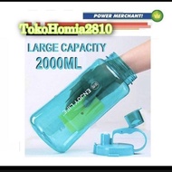 Straw Bottle - Botol Minum Jumbo Besar - 2 Liter