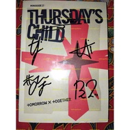 SIGNED ALBUM TXT TOMORROW X TOGETHER