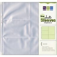 We Are Memory Keepers Ring Photo Sleeve Protectors 12"X12" 10/Pkg - 4 (4"X6"), 1 (8"X6") Pockets