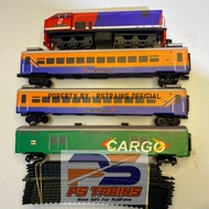 MESIN [ WITHOUT MACHINE ] INDONESIAN TRAIN TOY CC203 PERUMKA ECONOMIC TRAIN SERIES Handmade by PSTRA