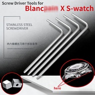 Steel Screwdriver Remover Tool Kit for S-watch Blanc Fifty Fathoms Watch Repair