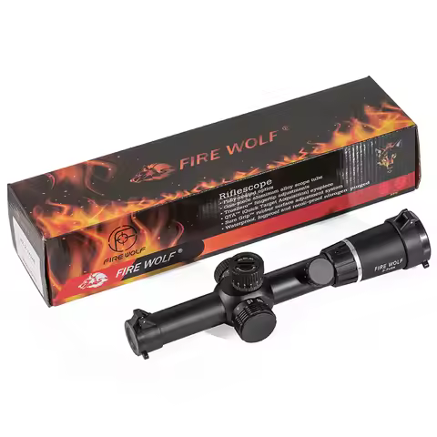 Fire Wolf 2-7X24 Tactical Scope Reticle Optical Rifle Scope Riflescopes Hunting 11mm 20mm Mounts Hun