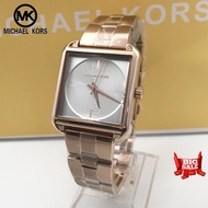 MICHAEL KORS MK Square Watch For Women Ladies Watches Pawnable Orginal Authentic Rose Gold Stainless