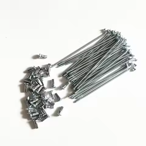 36pcs/lot E-bike Spoke Silver 10G Diameter 3mm Length 160/165/170/175/180/185/190/195/200mm Bicycle 
