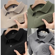 Polo Shirt Men's Short Sleeve T-shirt Beautiful Soft Fabric Embroidered Fashion Logo ATN WIN 66