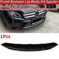 For Mercedes-Benz E-Class W213 E200 260 300 2016-2023 Car Accessories Front Bumper Splitter Lip Body