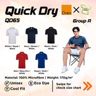 Oren Sport - QD65 Unisex Polo - 100% Microfiber (GRUOP A)