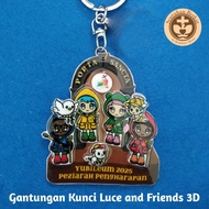 GANTUNGAN Luce and friends 3D Yubileum 2025 Keychain & Magnet – Hopeful