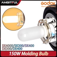 Godox 220V 150W E27 Studio Strobe Flash Modeling Lamp Light Bulb for GODOX SK400II DE300 DE400 SK300