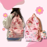 🇲🇾 Cute Melody Design Student Backpack Large Capacity Cartoon Backpack Beg galas sekolah beg perempu