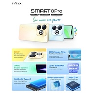📱Local 🇸🇬 | Infinix SMART 8 Pro | 8GB RAM +128GB | 90hz Refresh Rate | 5000mAh | Fingerprint Unlock 