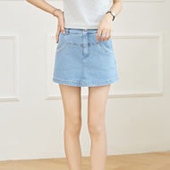 Eyouth 20218 women denim skorts high waist jean shorts