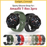 For Amazfit Trex 3 pro Replacement Strap Soft Silicone Wristband T-rex 3 pro