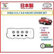 Toyota Rocker Valve Cover Gasket Plug Nozzle Seal 11213-0L010 23681-30010 23682-0L010 Hilux Vigo KUN