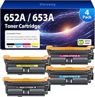 652A 653A CF320A CF321A CF322A CF323A Toner Cartridge Compatible for HP Color Laserjet Enterprise M6