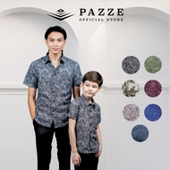 [Batik Sedondon 2/6] Pazze Printed Batik Slim Fit Short Sleeve Kids Set SS30344C/345C/378C/358C C1/3