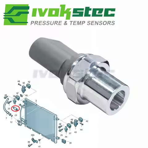 Air Conditioner A/C Pressure Sensor For Vw Volkswagen Golf Mk4 Mk5 Mk6 Passat b5 Audi A2 A4 b6/b7 A6