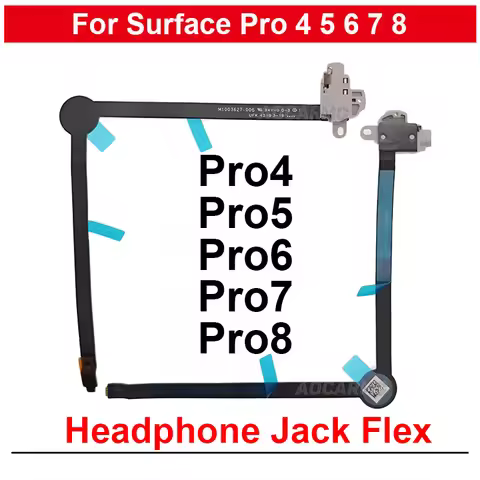 For Microsoft Surface Pro 8 7 6 5 4 Pro4 1722 Pro6 Pro5 1983 Pro8 Headphone Earphone Jack Hole Flex 
