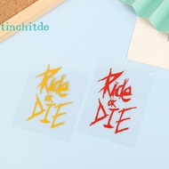 [TinchitdeS] Bike Frame Sticker Ride Or Die Top Tube Sticker Bicycle Decals Decorative Frame Stickers Bike Stickers Bike Decal 1pc [NEW]