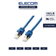 ELECOM CAT 7 LAN Cable/ High Speed Double Shield Cat 7 / Ethernet Lan Network Cable/ LD-TWSYT/BM Ser