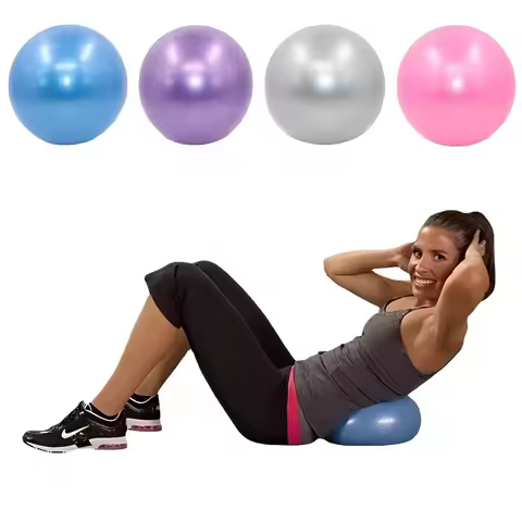 25cm Yoga Ball Exercise Gymnastic Fitness Pilates Ball Balance Exercise Gym Fitness Yoga Ball Indoor