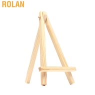 rolan Tnfeeon Mini Easel Stand 6.3x3.5 Inch and 7.1x9.4 Wood Display Holder No Assembly Required for