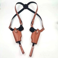 1911 P320 Bahu Bahu Baru Beg Pistol Ketiak Beg Majalah Sut Tersembunyi 007 Kulit Taktikal Sarung Pis