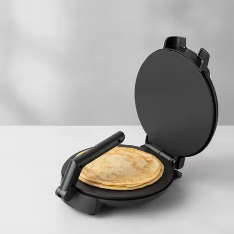 Electric Roti Maker Non-Stick Roti Maker Machine Easy Cleanup for Kitchen, Dorm