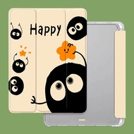 【พร้อมส่ง】เคสสำหรับไอแพด gen10 2022 ฝาปิดเป็นแบบพับสามทบ ด้านหลังเป็นฝ้าและโปร่งแสง iPadเคส Air1 Air2 gen5 gen 6 ipad case gen7 gen8 gen 9 10.2 เคสiPad Air4 Air5 10.9 pro 11 2018