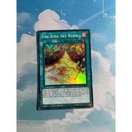 Fire King Sky Burn Card - SR14-EN025 - Super Rare 1st Edition