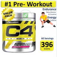 Cellucor C4 Original Pre-workout 396g Energy Endurance Caffeine Beta-Alanine Creatine Watermelon