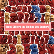 Funny Clifford The Big Red Dog Diy Stickers Waterproof Cute Dog Decals for Scrapbooking