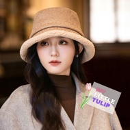 Thick Warm Winter Fleece Bucket Hat Winter Fashion Hat/ Wool Fur Imitation Hat