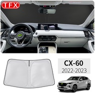 For Mazda CX60 CX-60 CX 60 2022-2023 Car Nano-Insulat Windshield Sunshade Front Window Sun Shade Vis
