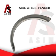 ♕ ❥ ASIM MOTORCYCLE TRICYCLE SIDE WHEEL FENDER STAINLESS Pure stainless sidecar fender (tapalodo)
