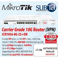 CCR1036-8G-2S+EM MikroTik Cloud Core Router 8 Port 36 Core 2 SFP+ Singapore