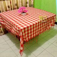 DINING TABLE CLOTH FOR 4 SQUARE CHAIRS SIZE 140cm BUNCH 140cm WOVEN