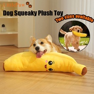 Pet Plush Toy Squeaky 2 In 1 Anxiety Boredom Relief Dog Chewing Toys Soft Sturdy For Pet Alone Compa