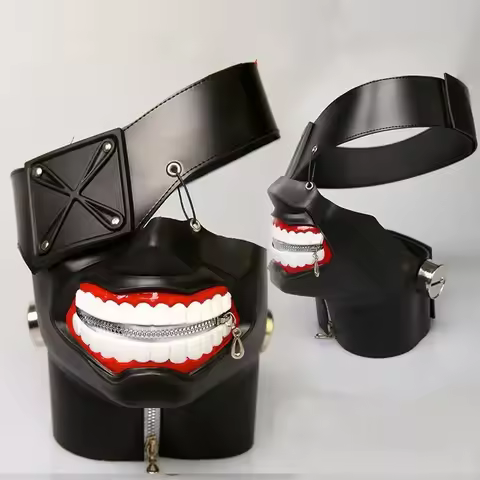 2026 Anime Tokyo Ghoul Kaneki Ken Cosplay Kostuums Masker Halloween Feestmaskers