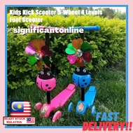 Kid Kick Scooter 3 Wheel Foot Scooter Toy Children Adjustable Height Raya Toy