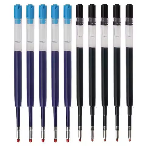 50/10/5 PCS Ballpoint Pen Refill For Parker Pens Medium Point L:10cm In Black Ink Rods Refills Schoo