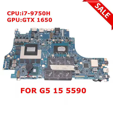 CN-0MXHK3 0MXHK3 VULCAN15 N18E MAIN BOARD For DELL G5 15 5590 G7 7590 Laptop motherboard SRF6U i7-97